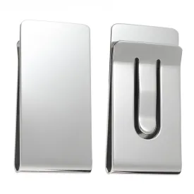 Plain Polished Metal Money Clip