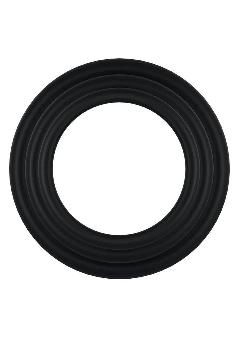 Rock Solid Tri-Pack Rubber Gasket Cock Ring