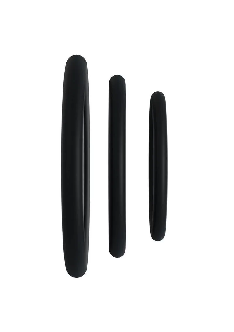 Rock Solid Tri-Pack Rubber Gasket Cock Ring