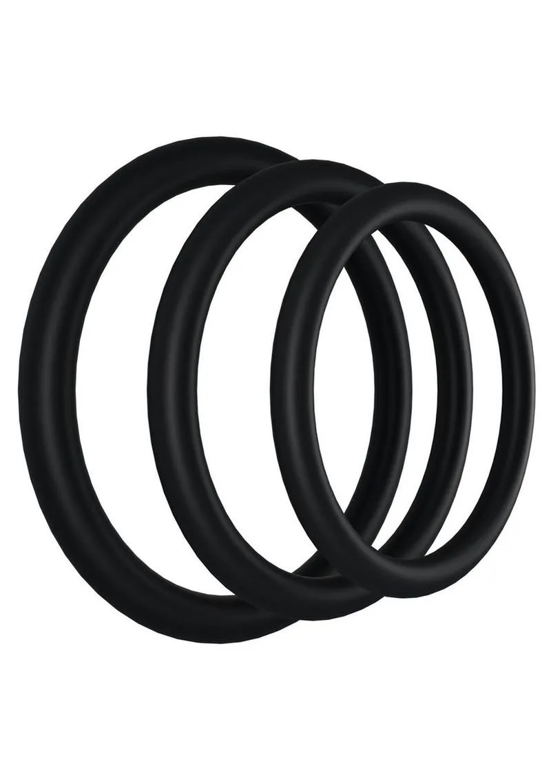 Rock Solid Tri-Pack Rubber Gasket Cock Ring