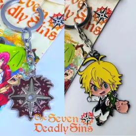 Seven Deadly Sins Premium Keychains