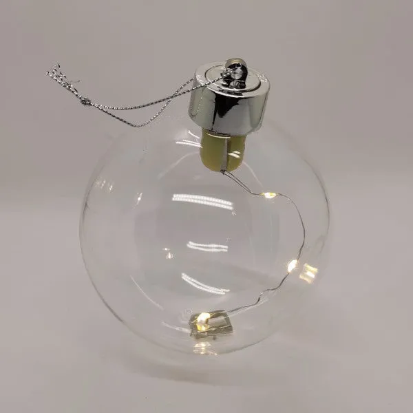 Sfera di vetro con LED - Ø 10 cm