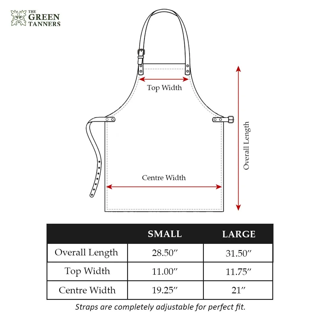 Sleek Professional Bar Leather Apron