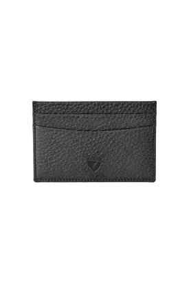 Slim Credit Card Holder Black Pebble
