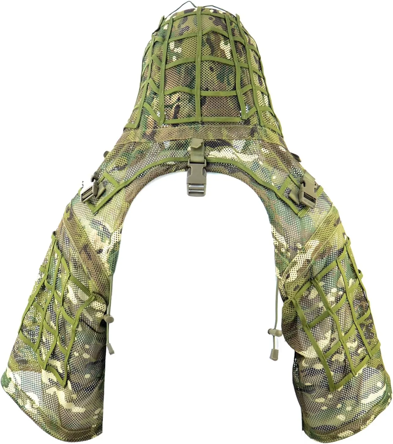 Sniper Ghillie Suit Foundation, Ripstop, Camouflage Tactical Ghillie Hood