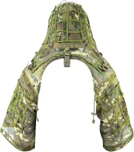 Sniper Ghillie Suit Foundation, Ripstop, Camouflage Tactical Ghillie Hood