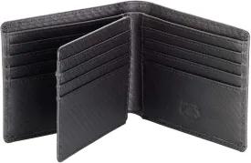 Stealth Mode Leather Bifold Wallet for Men With ID Window and RFID Blocking