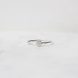 Sterling Silver Little Disc Ring