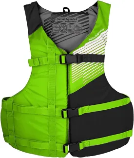 Stohlquist FIT Oversized Adult Life Jacket, US Coast Guard Approved Type III Life Vest, PFD for Men and Women, Easily Adjustable, Lightweight and High Buoyancy - Plus Size (48-60" Chest)