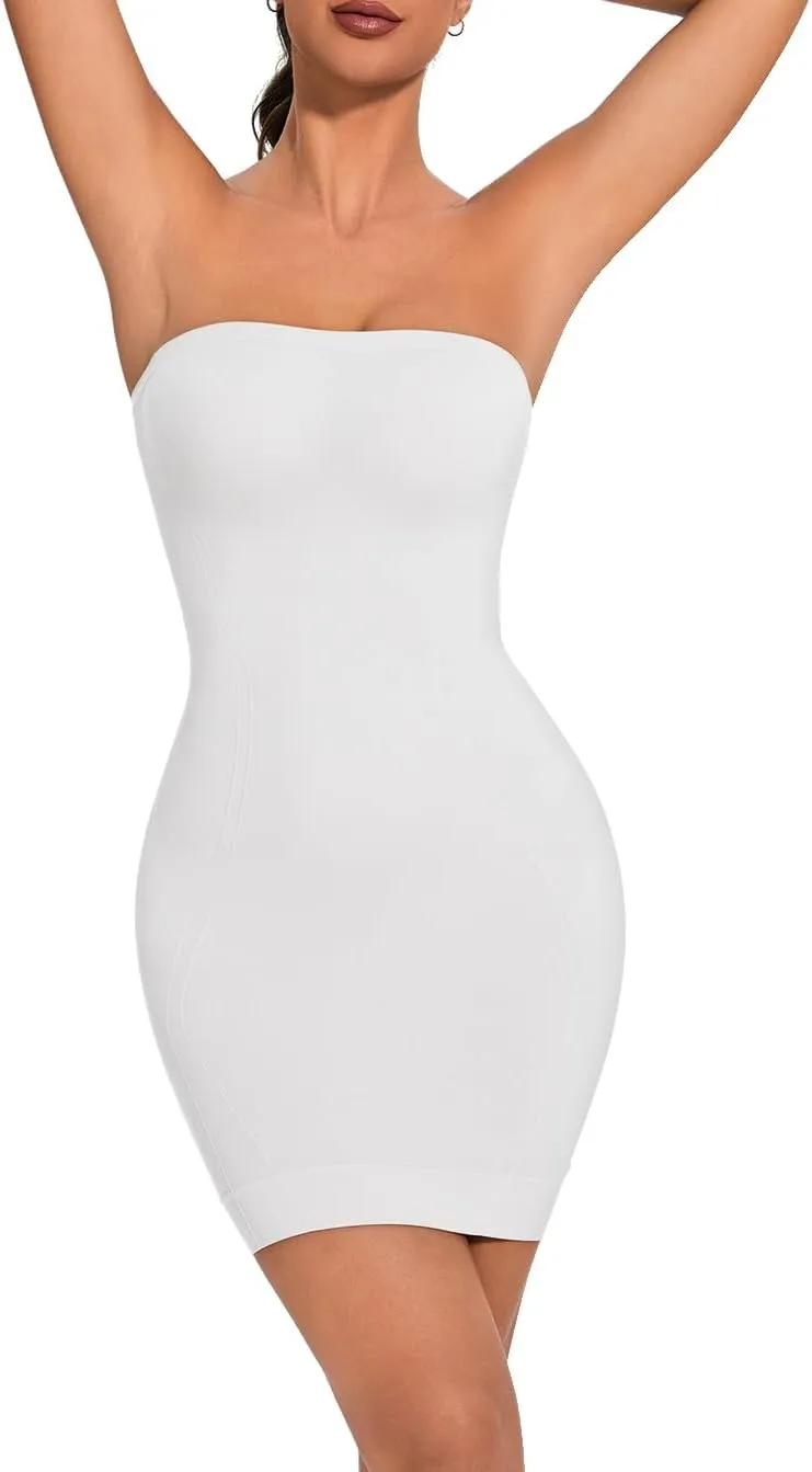 Strapless Shapewear for Women Full Slip shapewear dress Tummy Control slip for women under dress