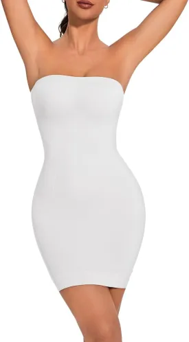 Strapless Shapewear for Women Full Slip shapewear dress Tummy Control slip for women under dress