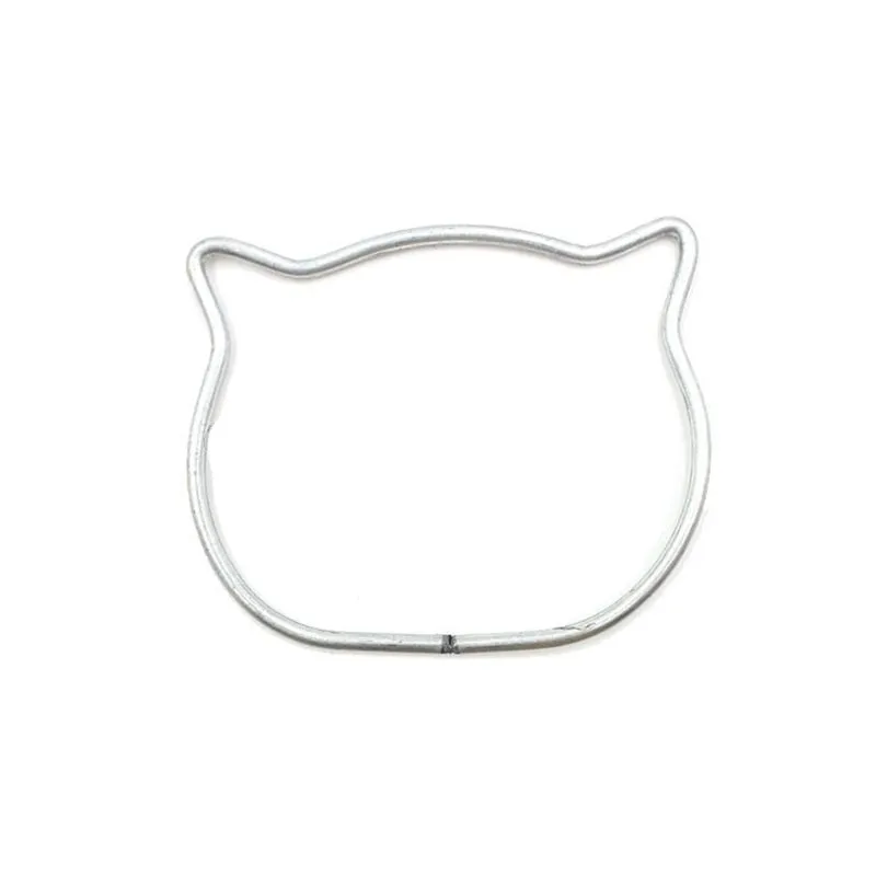 Support métalliques couleur argent pour macramé/5 formes