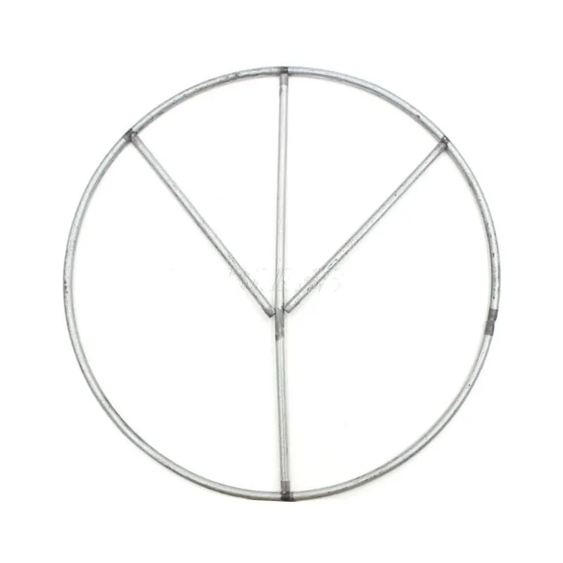 Support métalliques couleur argent pour macramé/5 formes