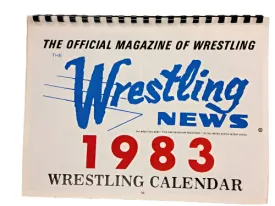The Wrestling News 1983 Wrestling Calendar