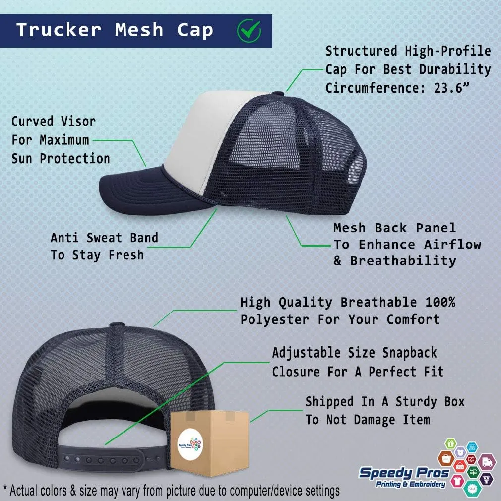 Trucker Hat Men & Women Snapback Custom Personalized Photo & Text Baseball Cap