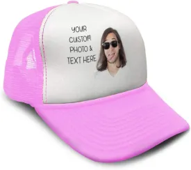 Trucker Hat Men & Women Snapback Custom Personalized Photo & Text Baseball Cap