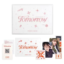 TXT MINISODE 3 : TOMORROW Weverse Albums Ver. - B Ver. Envelop   Card Holder   Sticker   Stamp Sticker   Photo Card A   Photo Card B   QR Card   User Guide   5 Extra Photocards