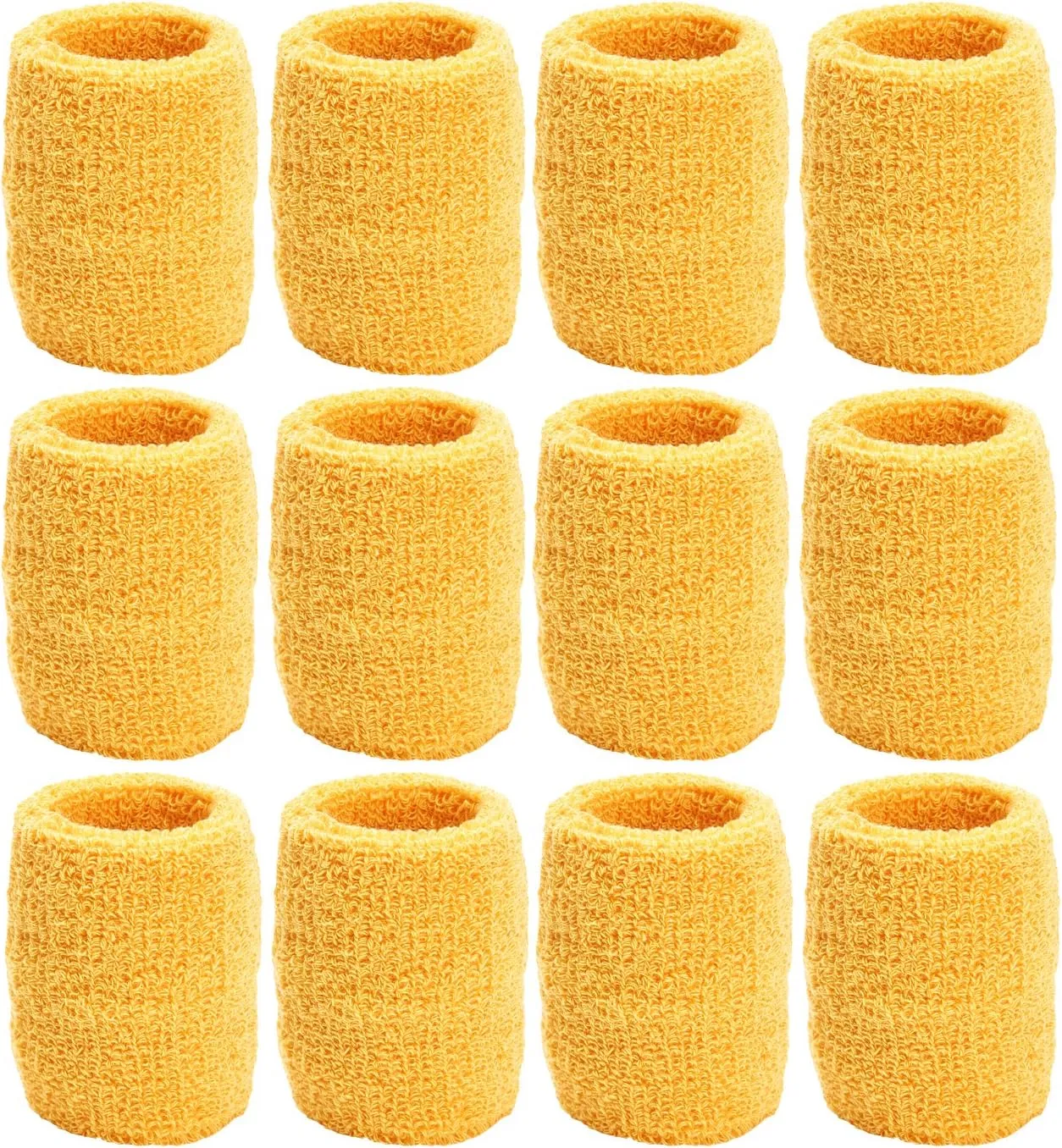 Unique Sports Wristbands / Sweatbands Pack of 12 (6 pair)