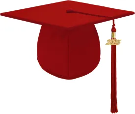 Unisex Adult Matte Graduation Cap Graduation Hat with Tassel Adjustable for High School and College