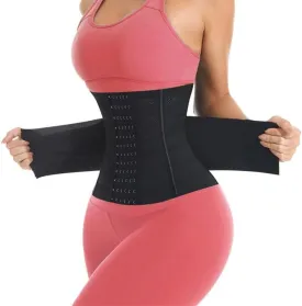Waist Trainer Shaper for Women Full Body Belly Girdle Shaping Waist Cincher Wrap Belt Tummy Control Shapewear Black
